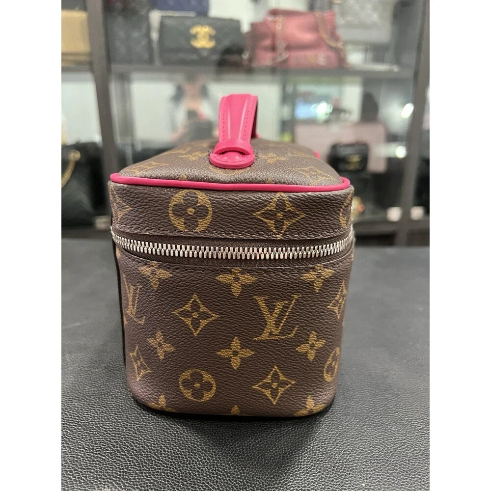 Louis Vuitton Nice Mini Canvas Bag Pink/ Monogram With Authenticity - Picture 8 of 12